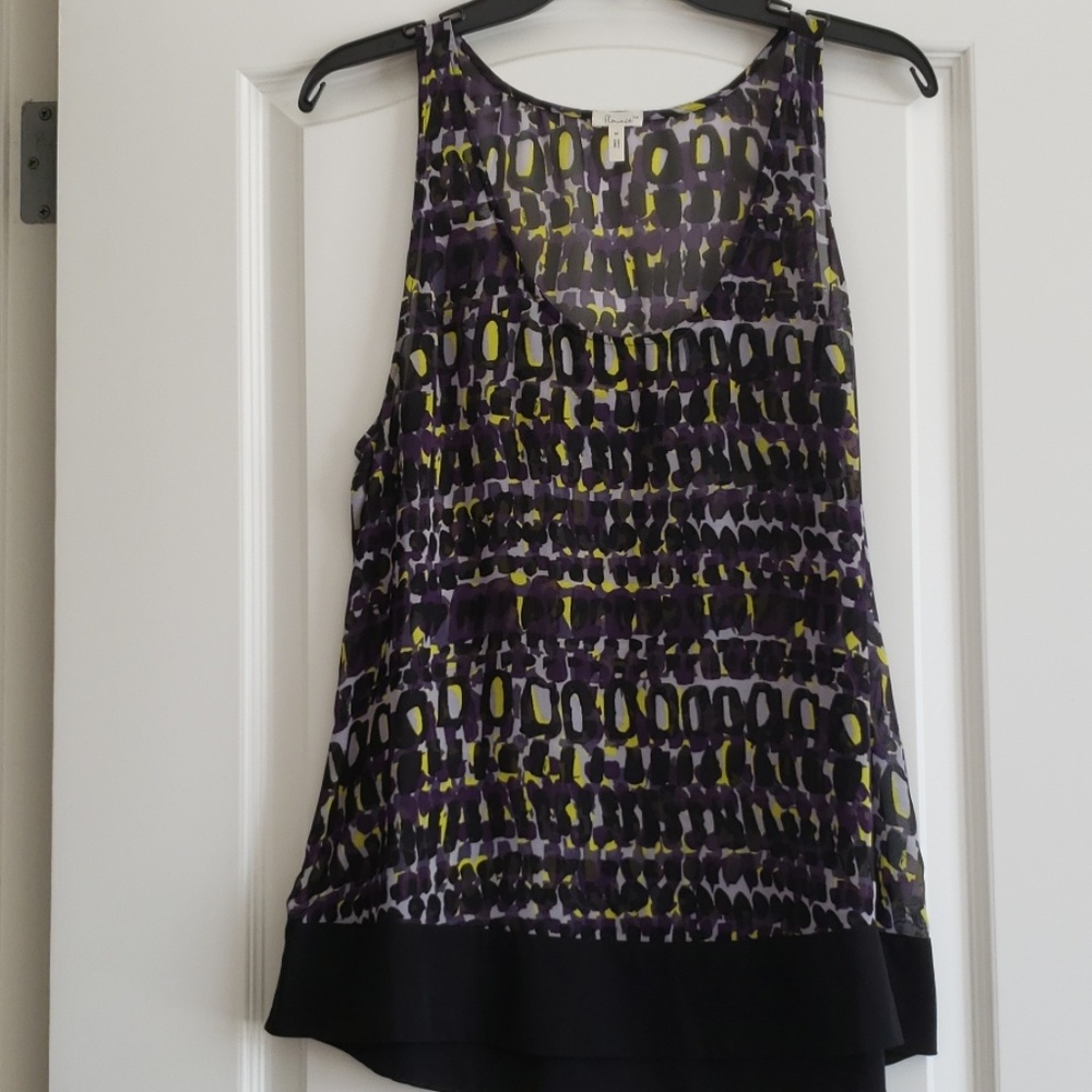 Sheer silk blouse